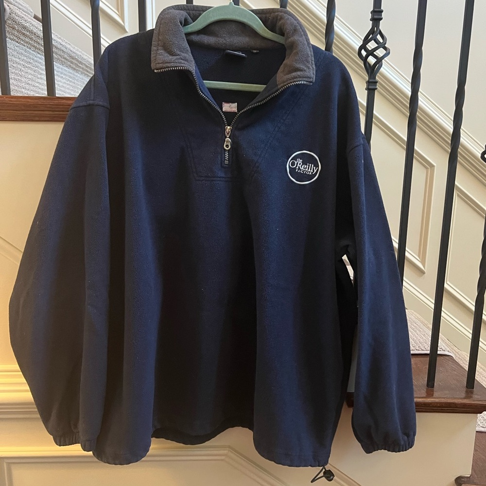 AKWA O'Reilly Factor Navy Blue Fleece Pullover XXL 2XL